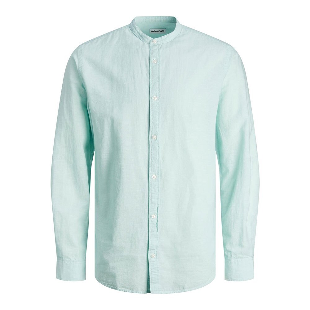 

Рубашка с длинным рукавом Jack & Jones Elinen Blend Band, зеленый