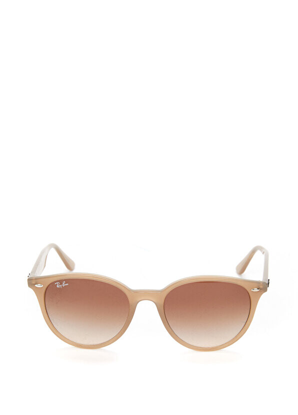 

Бежевые солнцезащитные очки круглой формы Ray-Ban