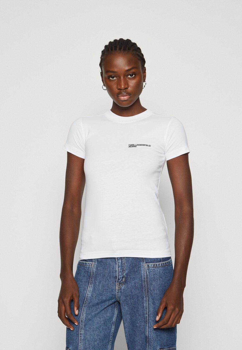 

Базовая футболка SLIM FIT Karl Lagerfeld Jeans, белый