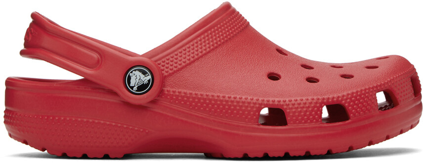 

Красные классические сабо Crocs