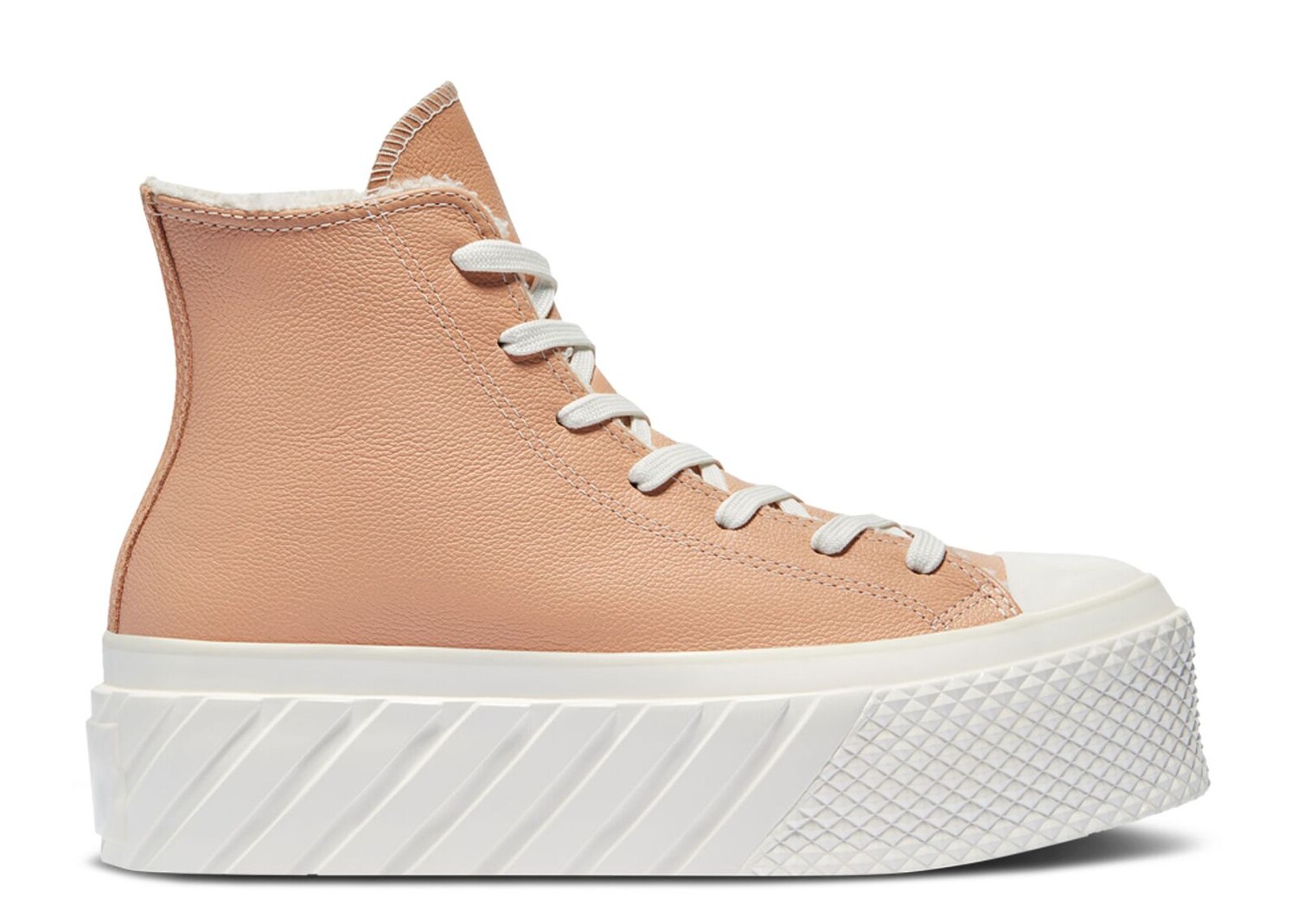 

Кроссовки Converse Wmns Chuck Taylor All Star 2X Platform High 'Cozy Sherpa - Vachetta Beige', розовый