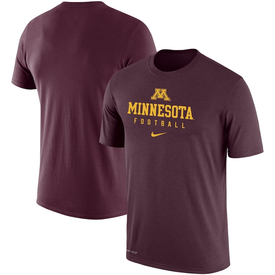 

Футболка с коротким рукавом Nike Minnesota Golden Gophers, бордовый