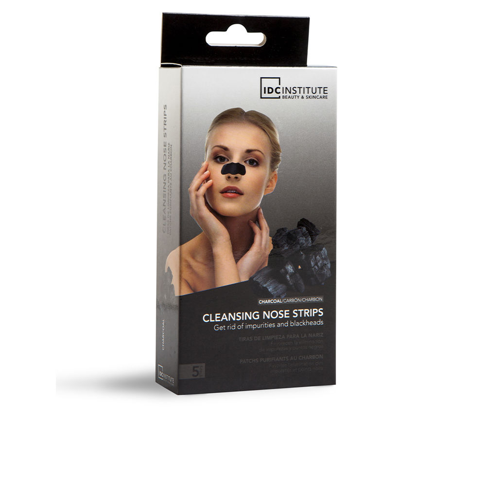Крем для лечения кожи лица Cleansing nose strips charcoal strips for women Idc institute, 5 шт