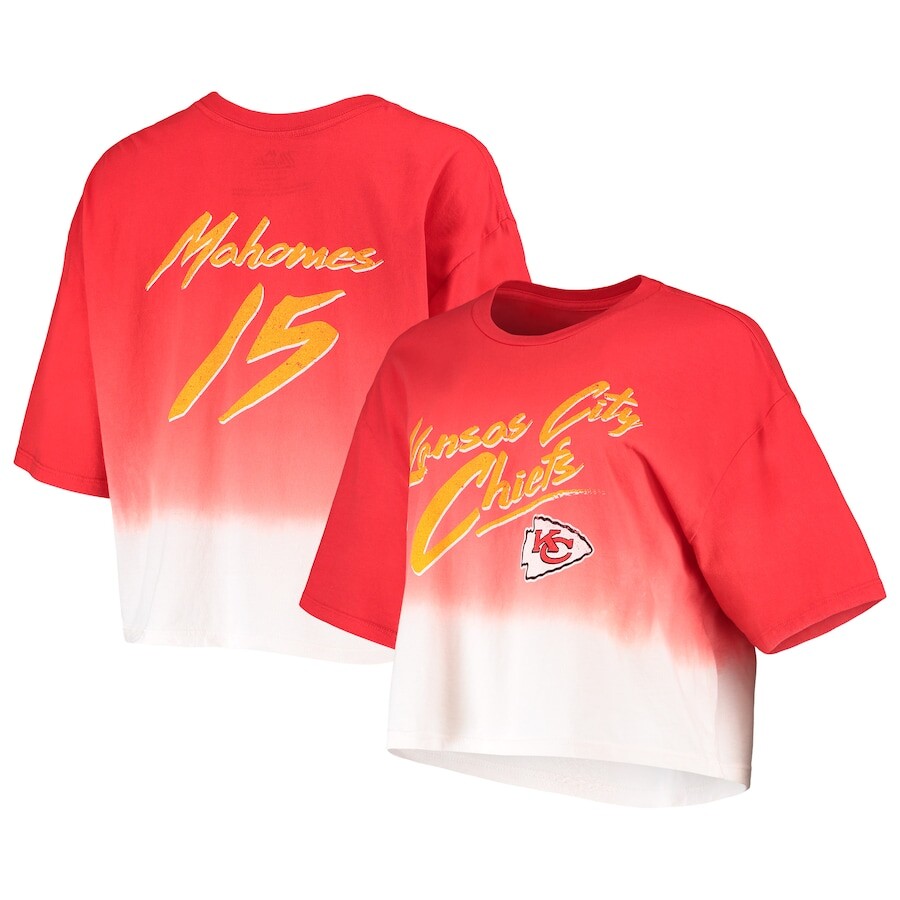 

Футболка с именем и номером Majestic Threads Kansas City Chiefs, красный