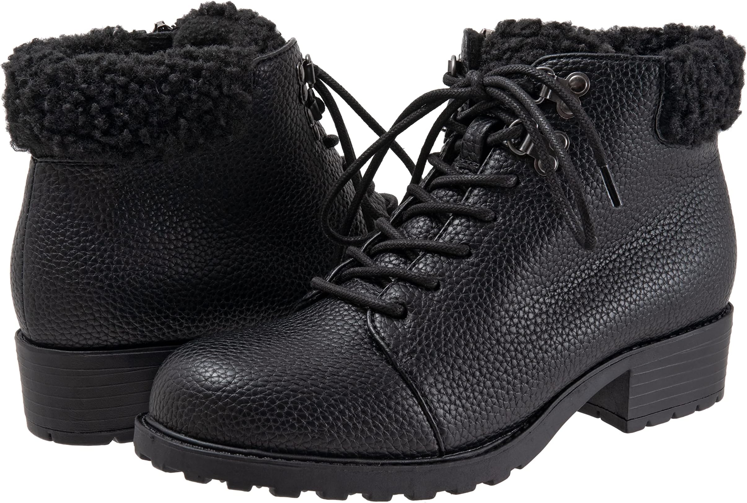 

Ботинки на шнуровке Becky 2.0 Trotters, цвет Black Tumbled