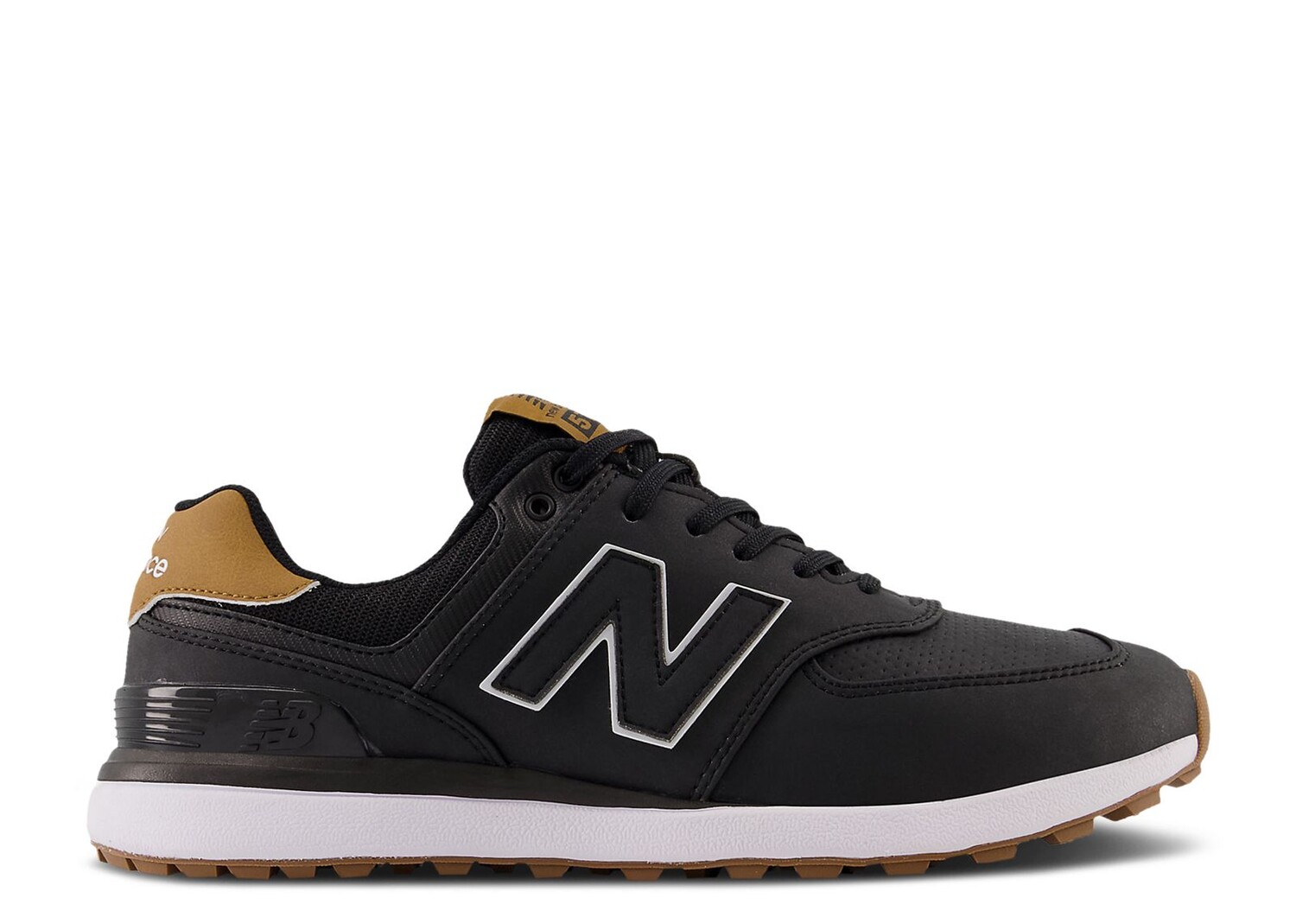 

Кроссовки New Balance 574 Greens V2 'Black Gum', черный