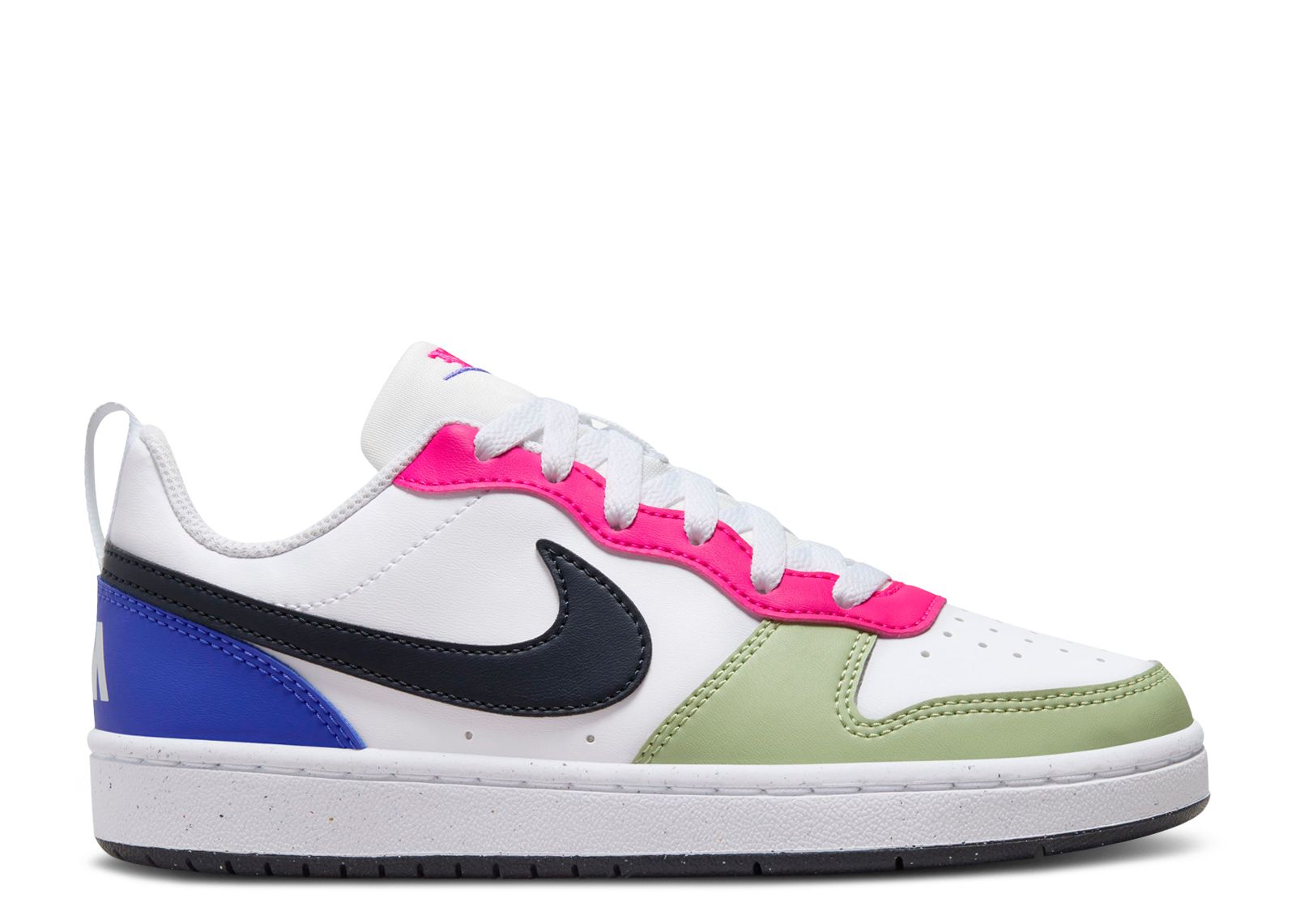 

Кроссовки Nike Court Borough Low Recraft Gs 'Honeydew Pink Ultramarine', разноцветный