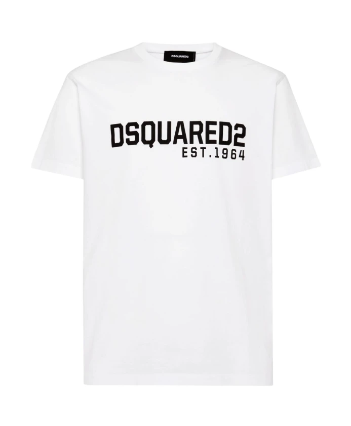 

Футболка с круглым вырезом и логотипом Dsquared2, белый