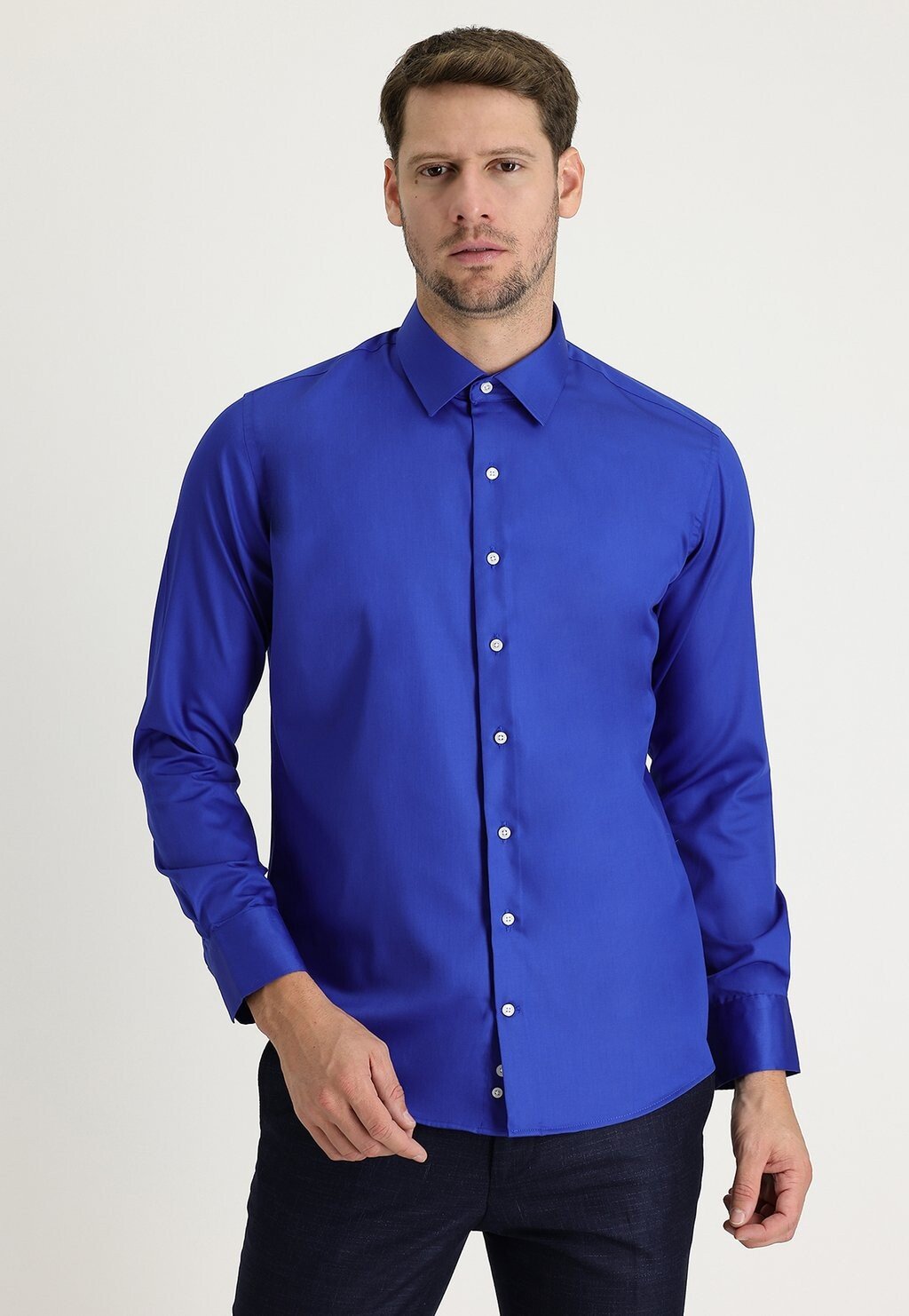 

Деловая рубашка NON IRON SLIM FIT Kigili, цвет sax blue