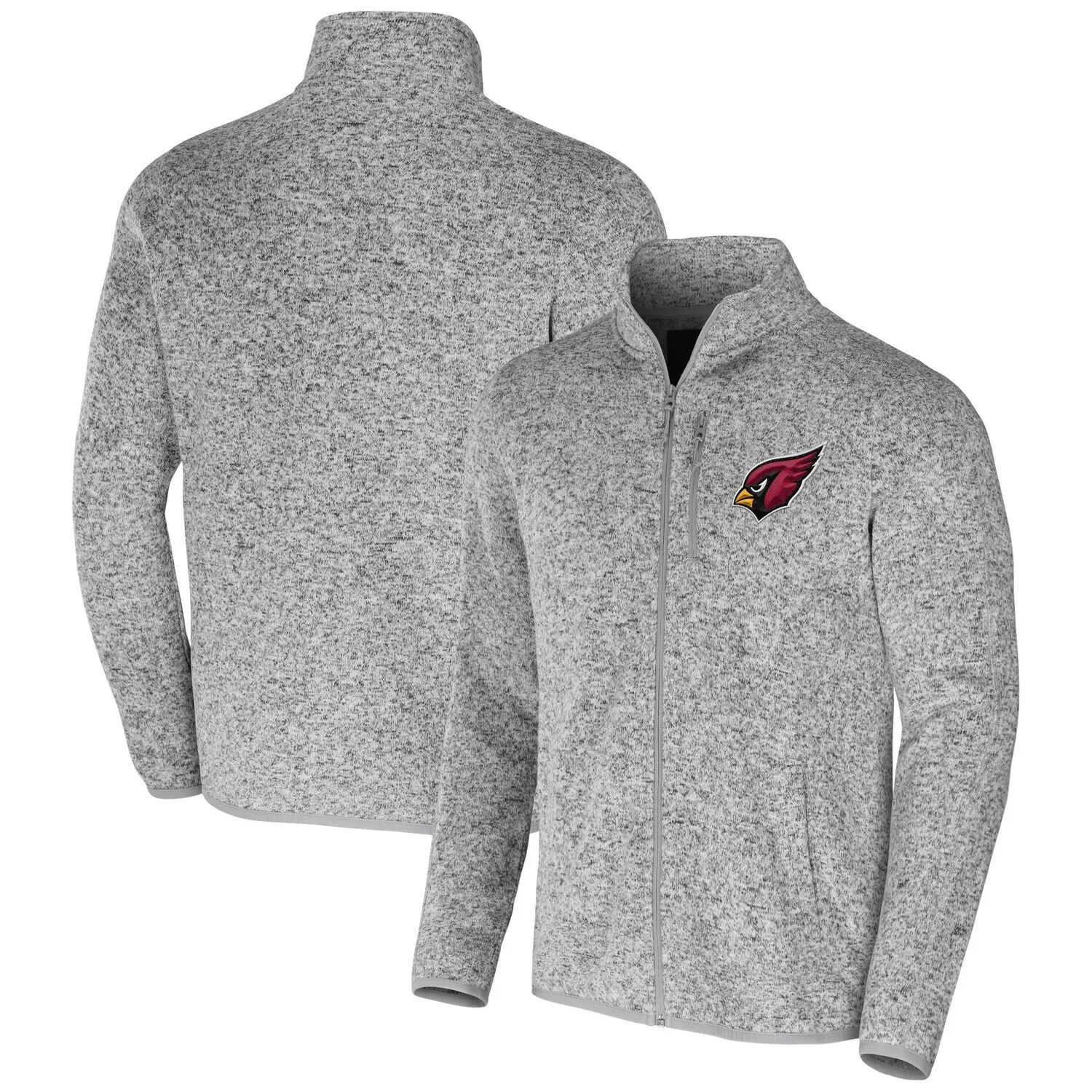 

Мужская флисовая куртка с молнией во всю длину из коллекции NFL x Darius Rucker от Fanatics Heather Grey Arizona Cardinals
