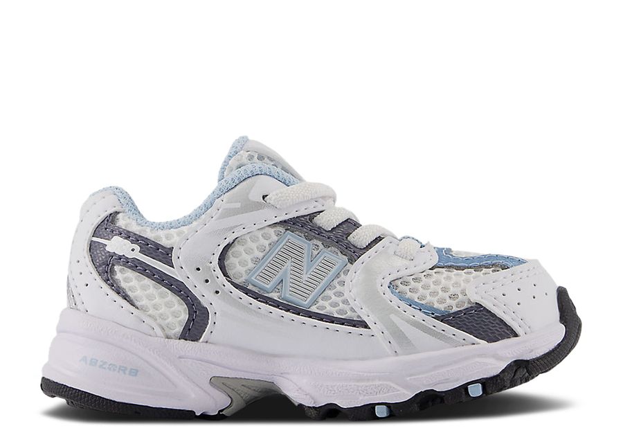 

Кроссовки New Balance New Balance 530 Bungee Toddler, цвет White Light Chrome Blue