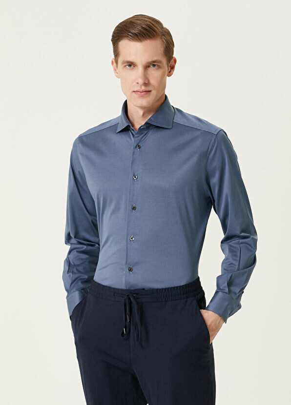 

Рубашка Corneliani, синий