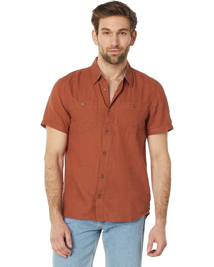 

Рубашка Toad&Co Honcho Short Sleeve Shirt, цвет Rust