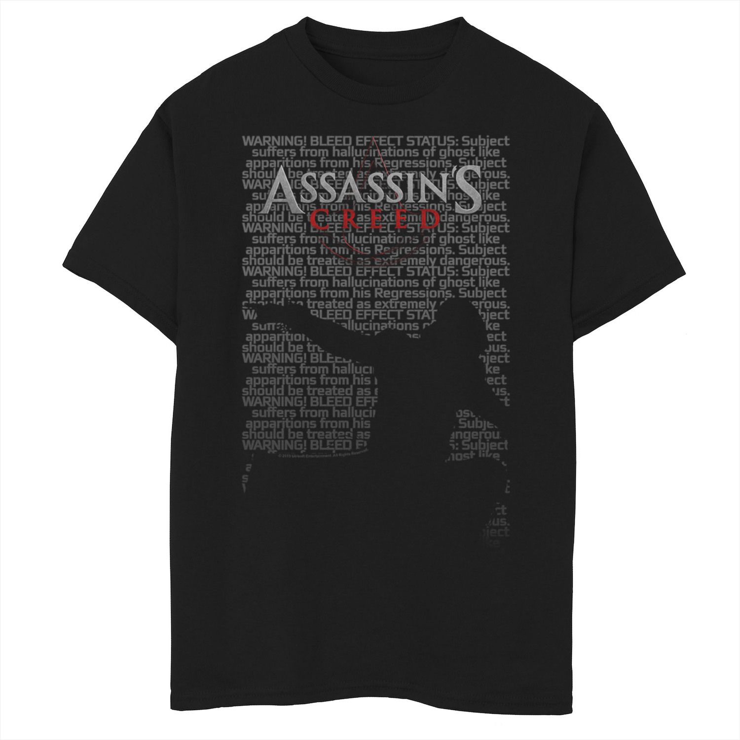 

Футболка с текстовым контуром и графическим рисунком Assassin's Creed для мальчиков 8–20 лет Licensed Character