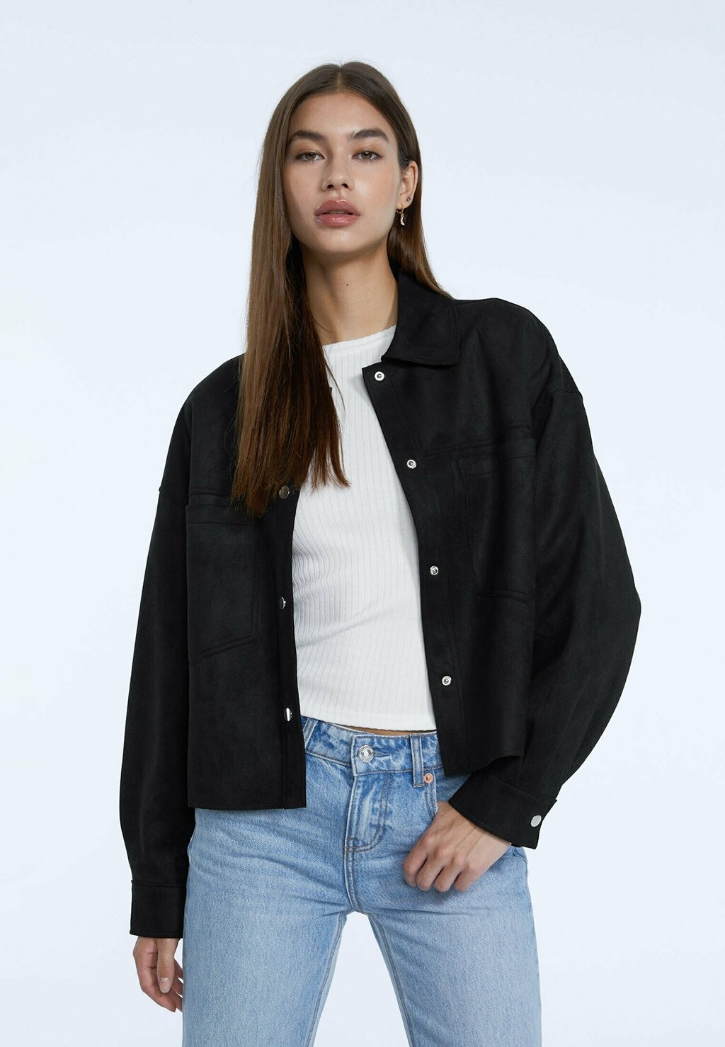 

Куртка из искусственной кожи Stradivarius