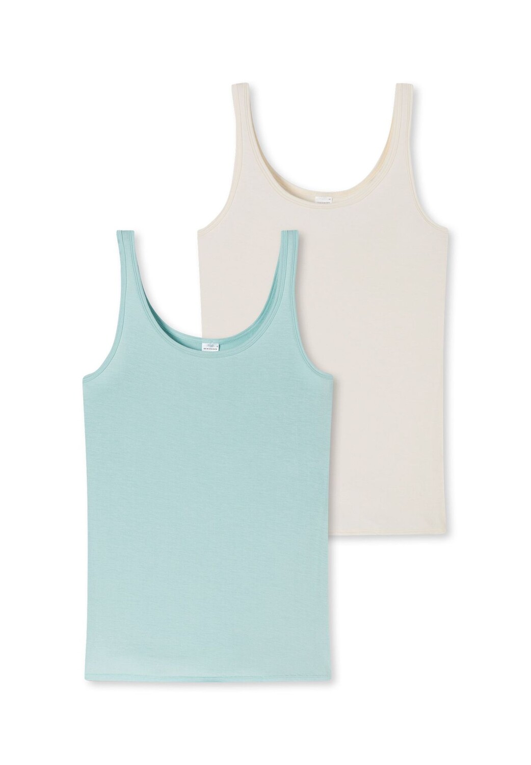 

Комплект из 2 футболок/топов Modal Essentials SCHIESSER, цвет Hellblau Creme