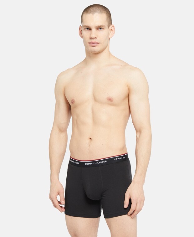 

Трусы-боксеры, 3 шт. Tommy Hilfiger, черный