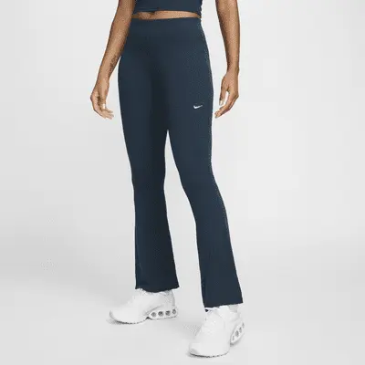 Леггинсы Nike Sportswear Chill Knit, цвет Armory Navy/Sail