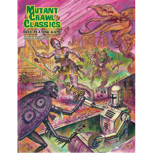 книга mutant crawl classics rpg 0 level scratch off character sheets Книга Mutant Crawl Classics Rpg Goodman Games