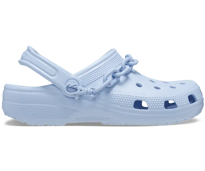 

Классические сабо с цепочкой Crocs мужские, цвет Blue Calcite