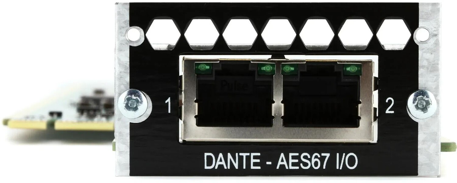 

128-канальная IP-аудиокарта Avid MTRX Dante