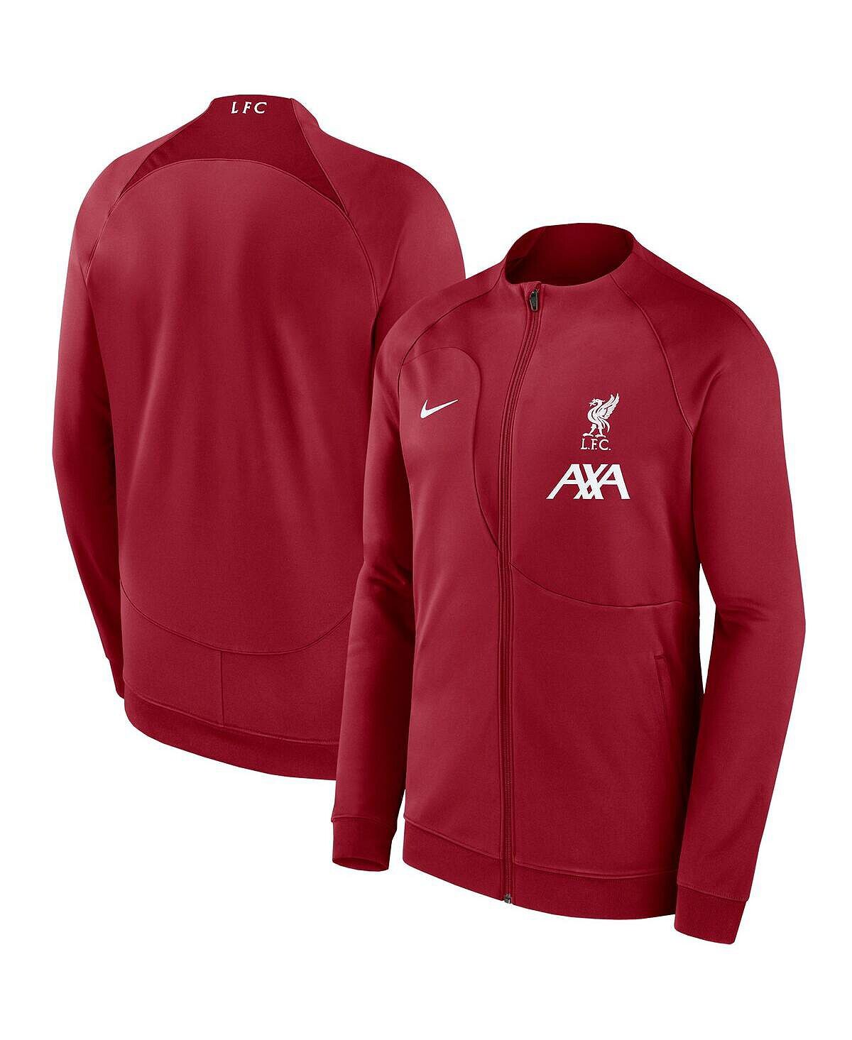 

Мужская красная куртка с молнией во всю длину Liverpool Academy Pro Anthem Raglan Performance Nike, Красный