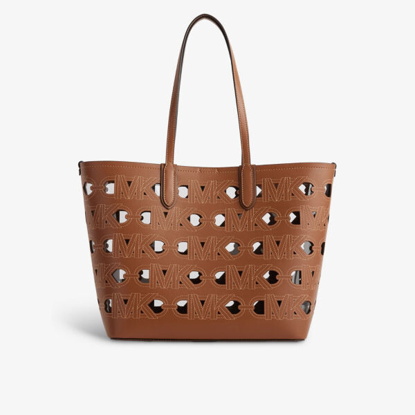 

Сумка-тоут из искусственной кожи с логотипом eliza Michael Michael Kors, цвет luggage