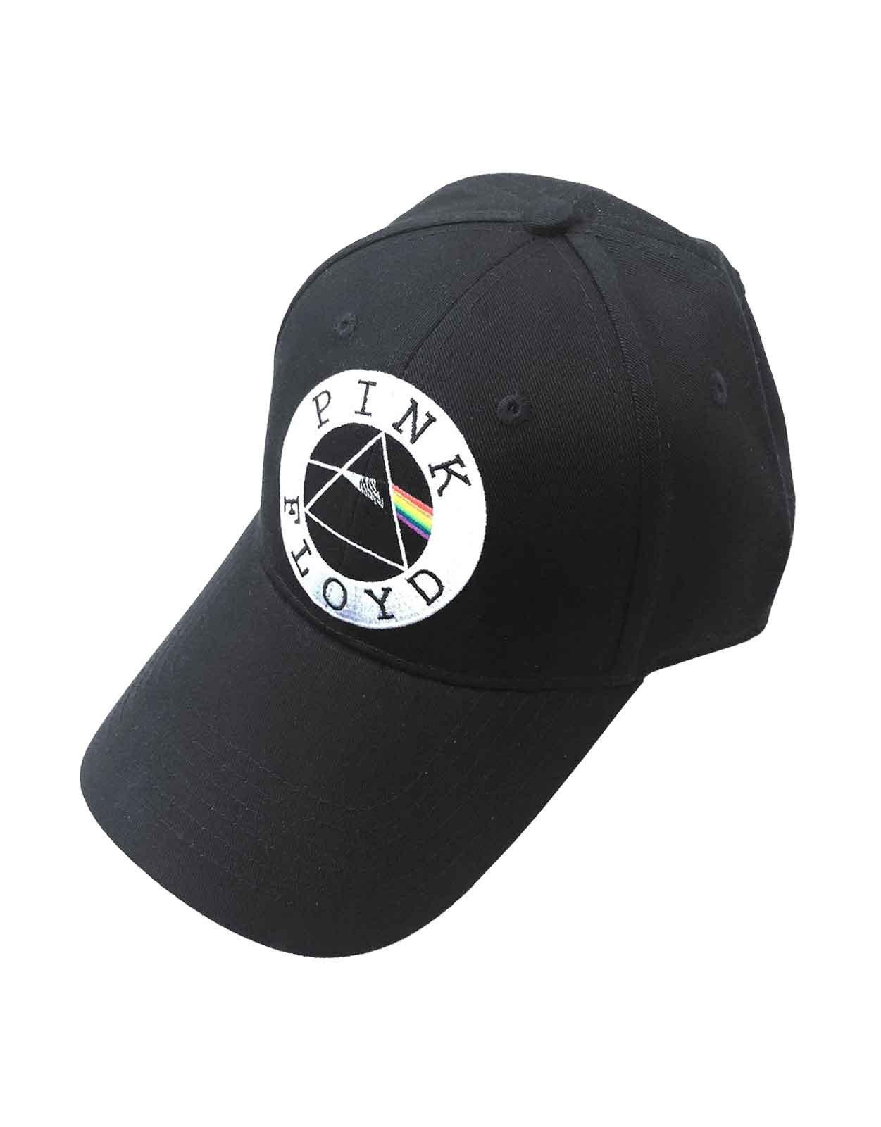 цена Бейсбольная кепка с круглым логотипом и ремешком на спине Pink Floyd, черный