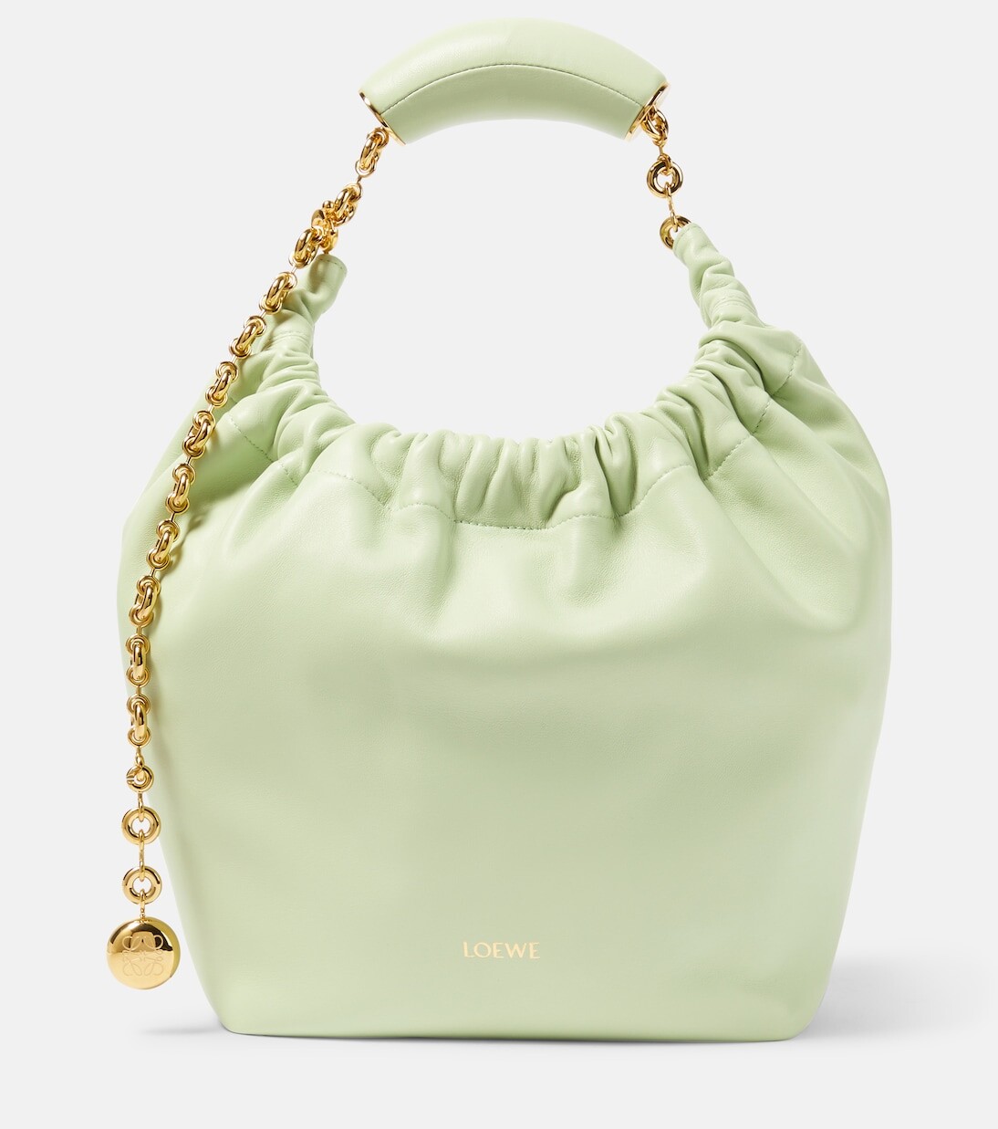 

Маленькая кожаная сумка через плечо squeeze Loewe, зеленый