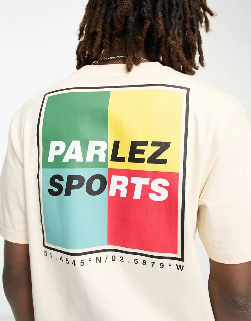 Бежевая футболка Parlez Riviera, эксклюзивно для ASOS