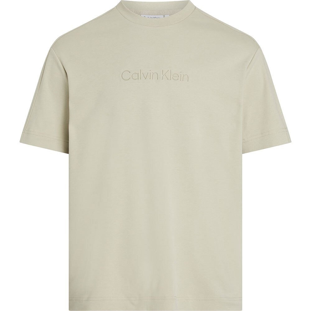 

Футболка с коротким рукавом Calvin Klein Comfort Debossed Logo, бежевый