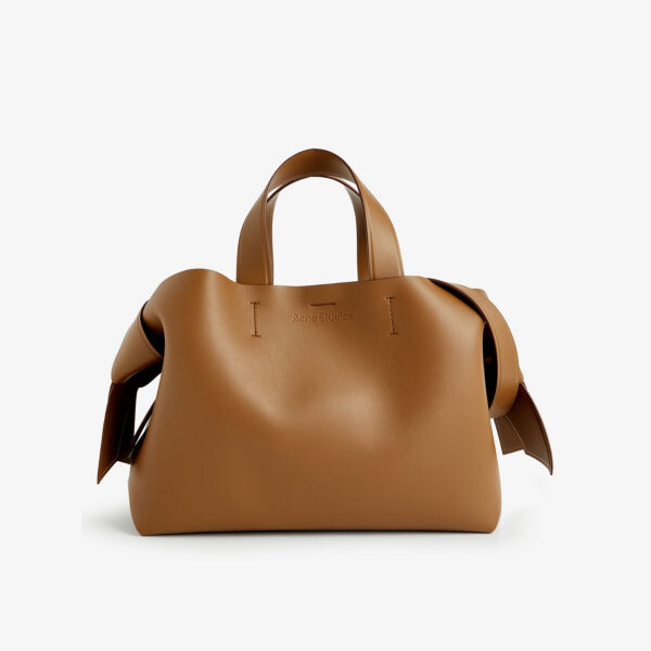 

Кожаная большая сумка musubi Acne Studios, коричневый