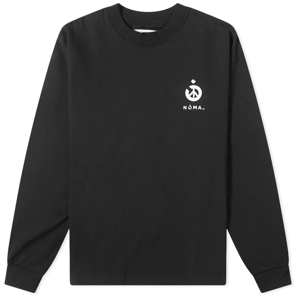 

Noma t.d. Футболка с длинным рукавом и логотипом, черный