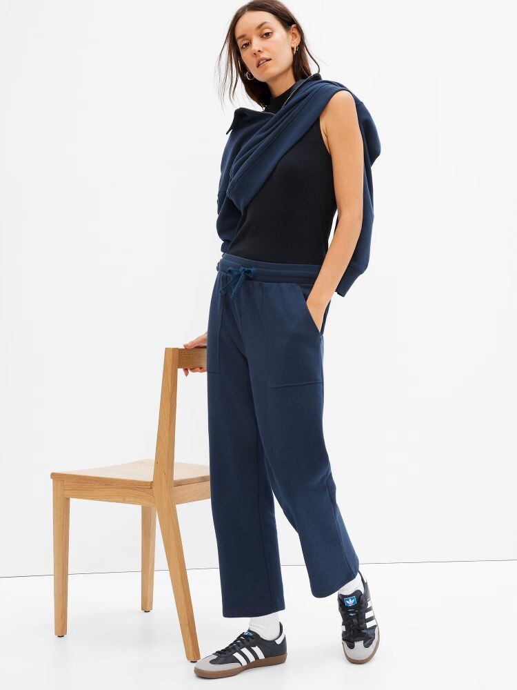 

Прямые свободные спортивные штаны Gap, синий