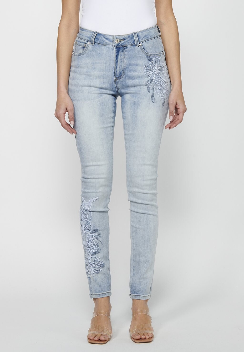 

Джинсы Slim Fit SLIM Koroshi, цвет azul cl light blue