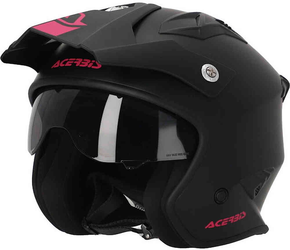 Солидный реактивный шлем Aria 2023 Acerbis, черная роза шлем acerbis aria 2023 solid реактивный серый