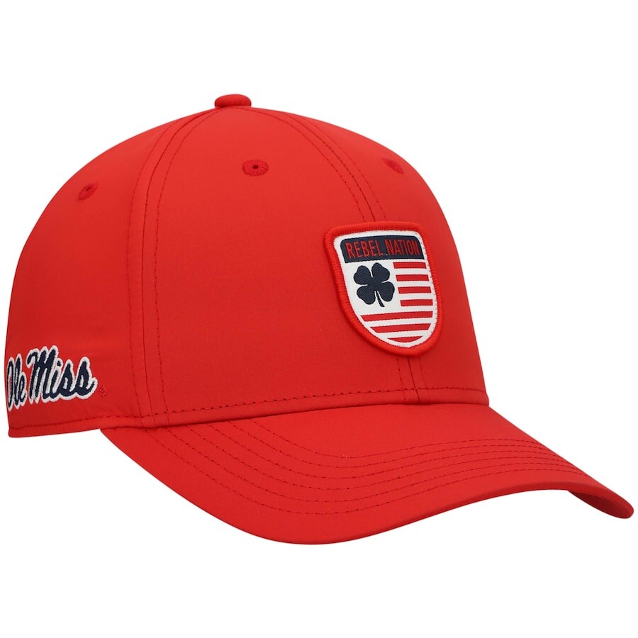 

Бейсболка Black Clover Ole Miss Rebels, красный