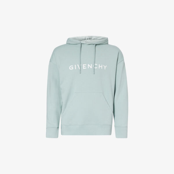 

Толстовка узкого кроя из хлопкового джерси с логотипом Givenchy, синий