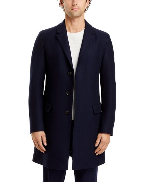 

Верхнее пальто Migor Slim Fit HUGO, цвет Blue