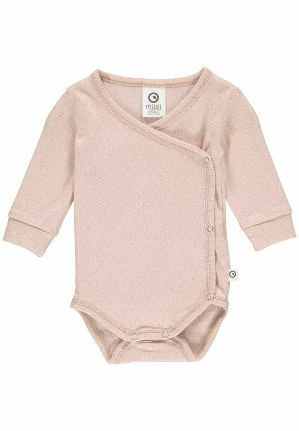 

Боди WICKEL Müsli by GREEN COTTON, цвет spa rose