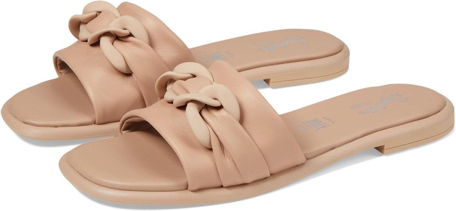 

Сандалии на плоской подошве Tulum Seychelles, цвет Blush Leather