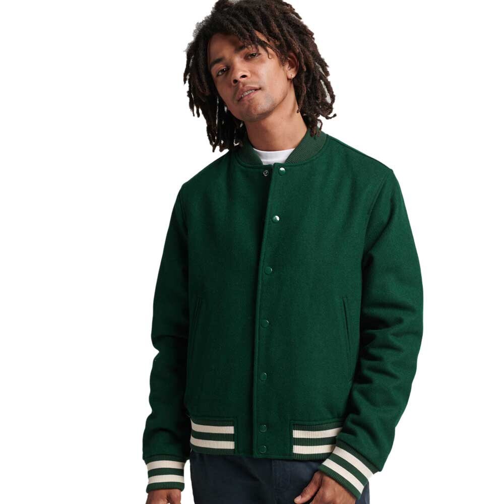 

Куртка Superdry Collegiate Varsity Bomber, зеленый