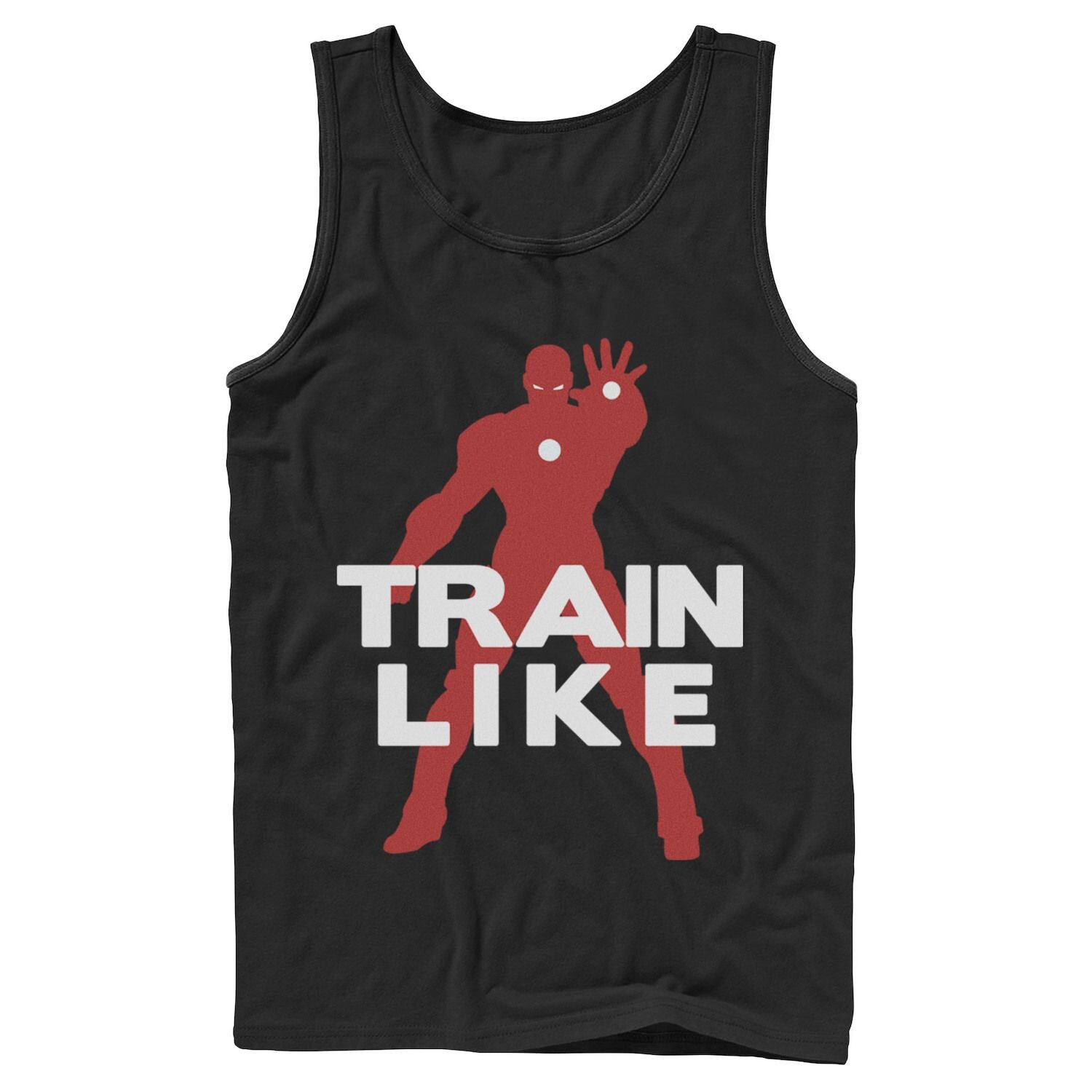 

Мужская майка с портретным силуэтом Marvel Train, похожая на The Avengers Outline Licensed Character
