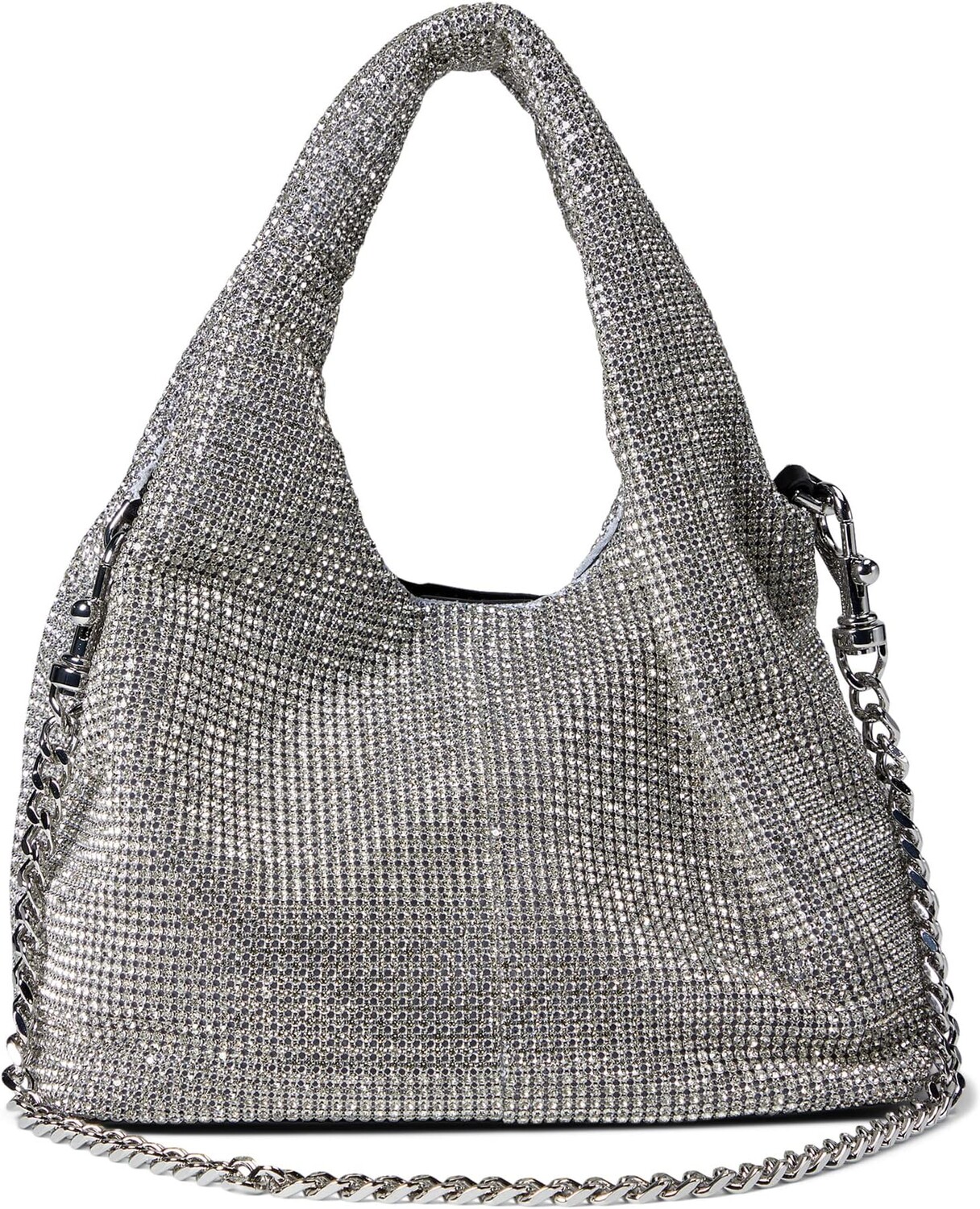 

Мини-сумка с цепочкой Crystal Rebecca Minkoff, цвет Silver/Grey