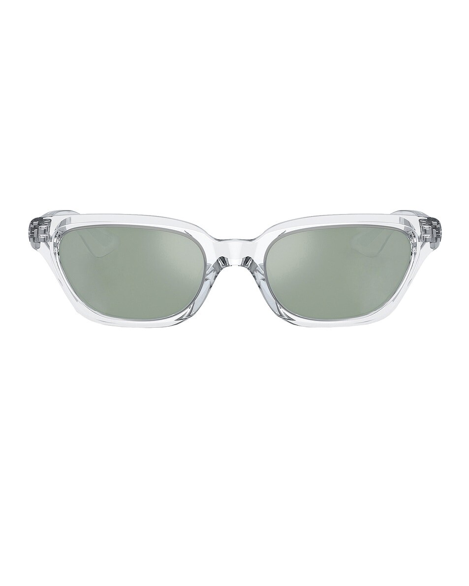 

Прямоугольные солнцезащитные очки Khaite из коллекции X Khaite Oliver Peoples, цвет Crystal & Silver Mirror