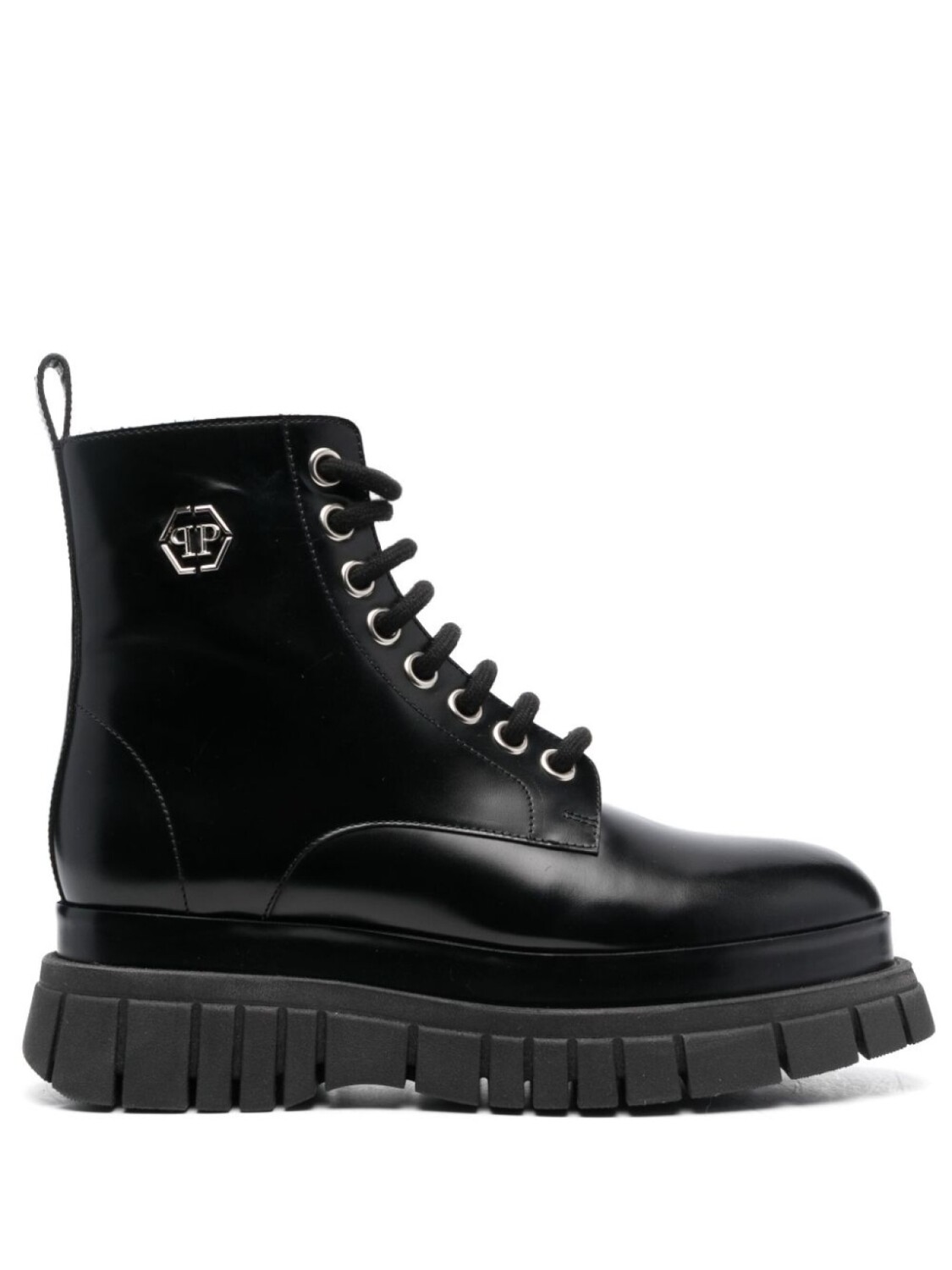 

Philipp Plein ботинки Mid Flax Hexagon 55, черный