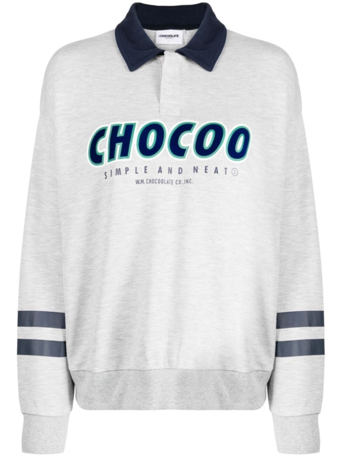 

Рубашка поло с логотипом CHOCOOLATE, серый
