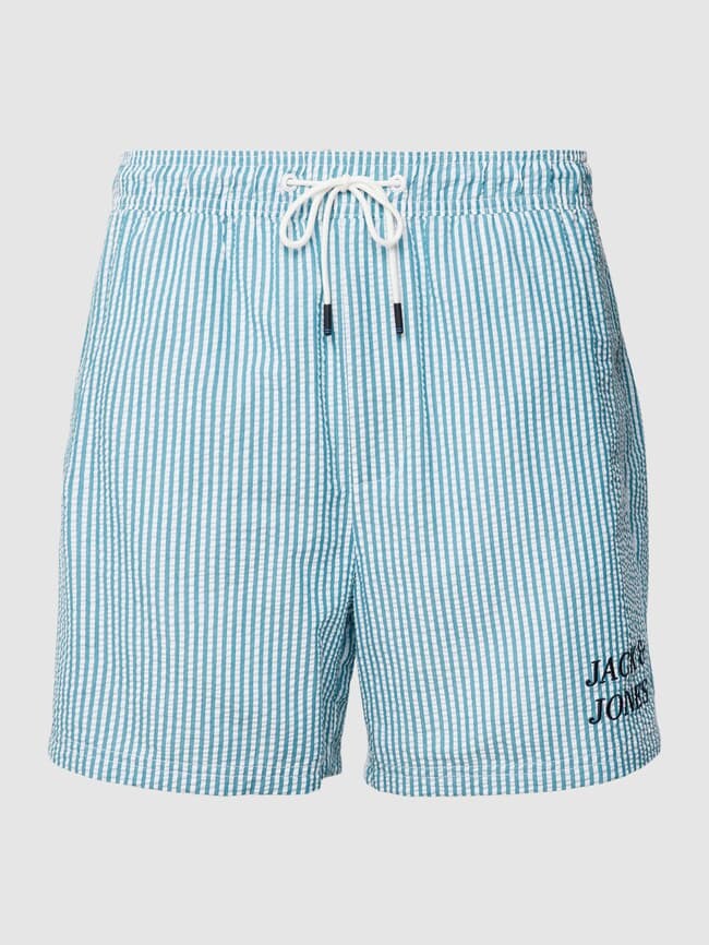 

Плавки с нашивкой этикетки модель "ФИДЖИ" Jack & Jones, светло-бирюзовый