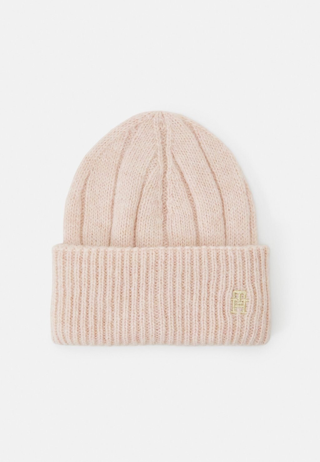 

Шапка TIMELESS BEANIE Tommy Hilfiger, розовая сепия
