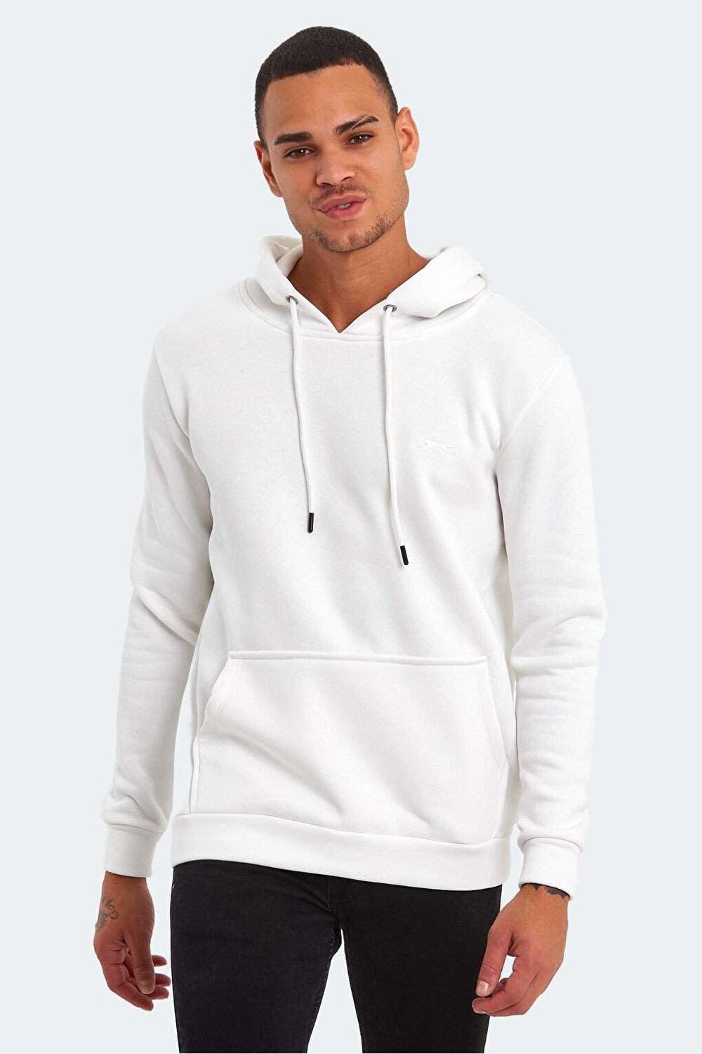 

KEANS Мужская толстовка белая SLAZENGER